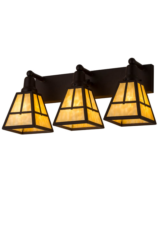 Meyda Tiffany - 180974 - Three Light Vanity - T`` Mission`` - Cafe-Noir