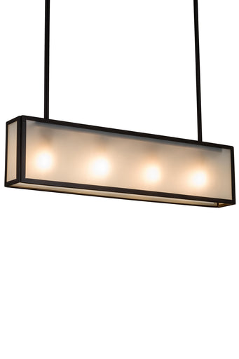 Four Light Oblong Pendant