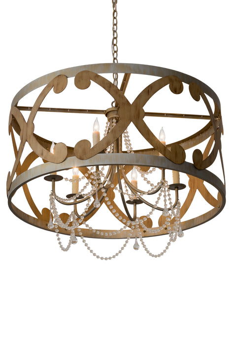 Meyda Tiffany - 181314 - Six Light Chandelier - Pradelles - Crystal