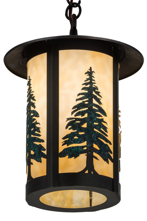 Meyda Tiffany - 183605 - One Light Pendant - Fulton - Craftsman Brown