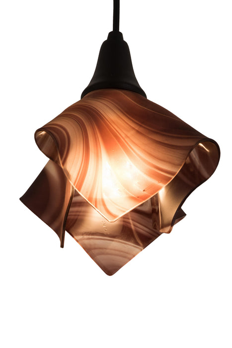 Meyda Tiffany - 184887 - One Light Pendant - Handkerchief - Chambord Swirl(Amethyst)