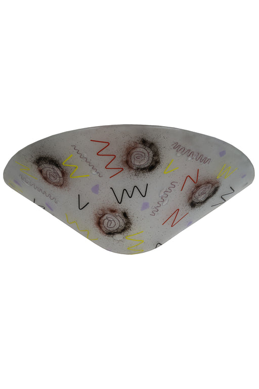 Meyda Tiffany - 81626 - Shade - Metro Fusion - Clear/Red Yellow Noodles Fiddl