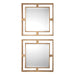 Uttermost - 09234 - Mirror, Set Of 2 - Allick - Antiqued Gold Leaf