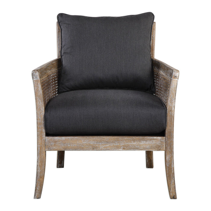 Uttermost - 23366 - Arm Chair - Encore - Dark Gray