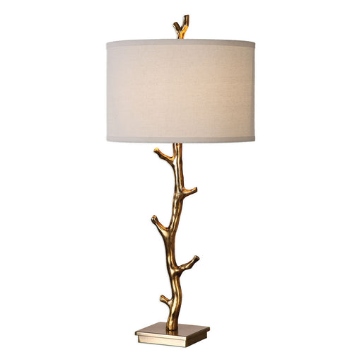 Uttermost - 27546 - One Light Table Lamp - Javor - Antiqued Gold
