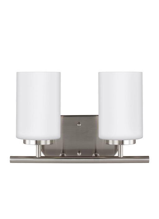 Generation Lighting - 41161-962 - Two Light Wall / Bath - Oslo - Brushed Nickel