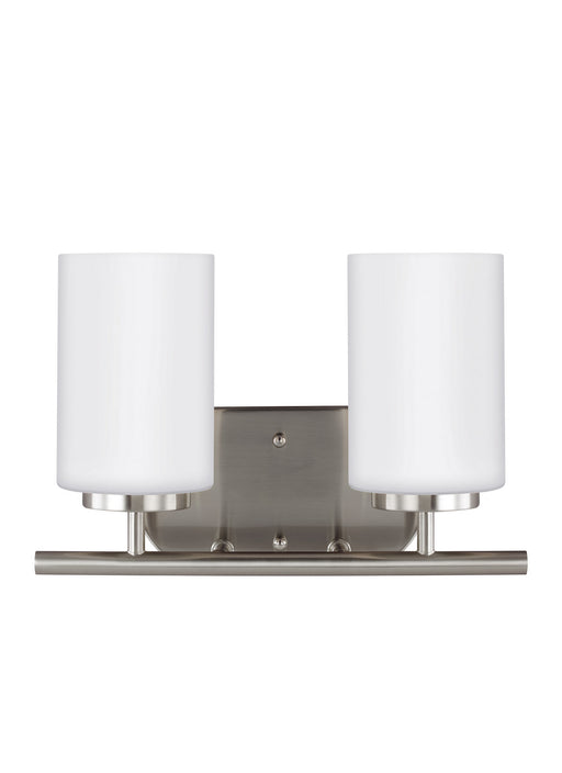 Generation Lighting - 41161EN3-962 - Two Light Wall / Bath - Oslo - Brushed Nickel