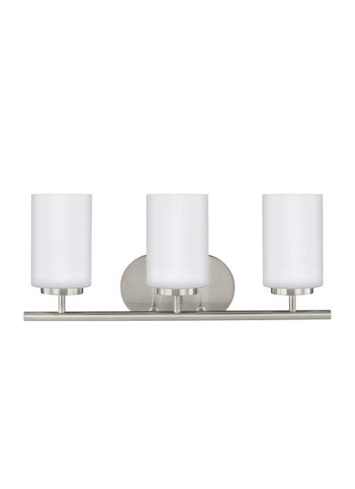 Generation Lighting - 41162-962 - Three Light Wall / Bath - Oslo - Brushed Nickel