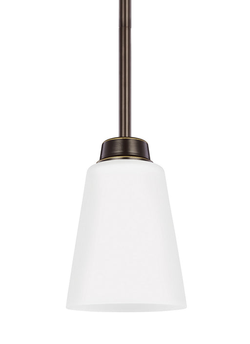 Generation Lighting - 6115201EN3-710 - One Light Mini-Pendant - Kerrville - Bronze