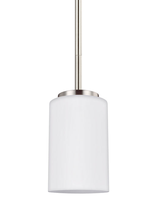Generation Lighting - 61160-962 - One Light Mini-Pendant - Oslo - Brushed Nickel
