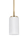 Generation Lighting - 6124601EN3-848 - One Light Mini-Pendant - Alturas - Satin Bronze