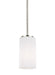 Generation Lighting - 6124601EN3-962 - One Light Mini-Pendant - Alturas - Brushed Nickel