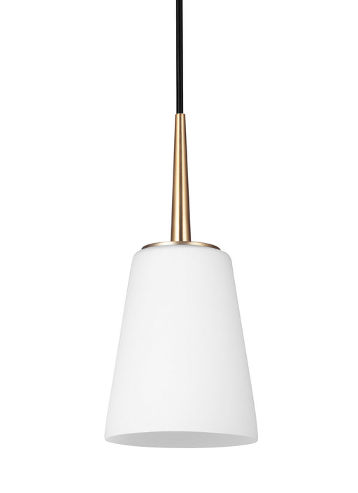 Generation Lighting - 6140401EN3-848 - One Light Mini-Pendant - Driscoll - Satin Bronze