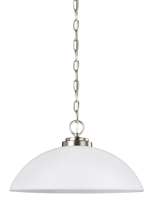 Generation Lighting - 65160-962 - One Light Pendant - Oslo - Brushed Nickel