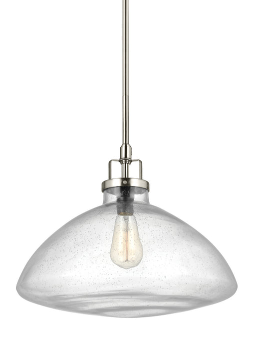 Generation Lighting - 6614501-962 - One Light Pendant - Belton - Brushed Nickel