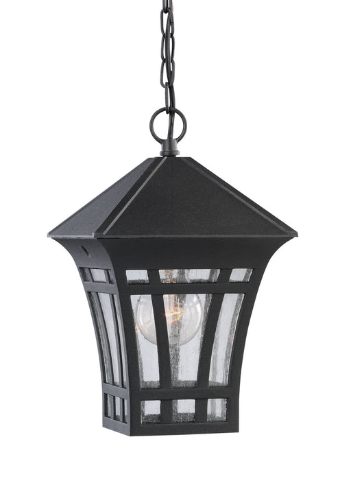 Generation Lighting - 69131-12 - One Light Outdoor Pendant - Herrington - Black