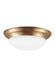 Generation Lighting - 75434EN3-848 - One Light Flush Mount - Nash - Satin Bronze
