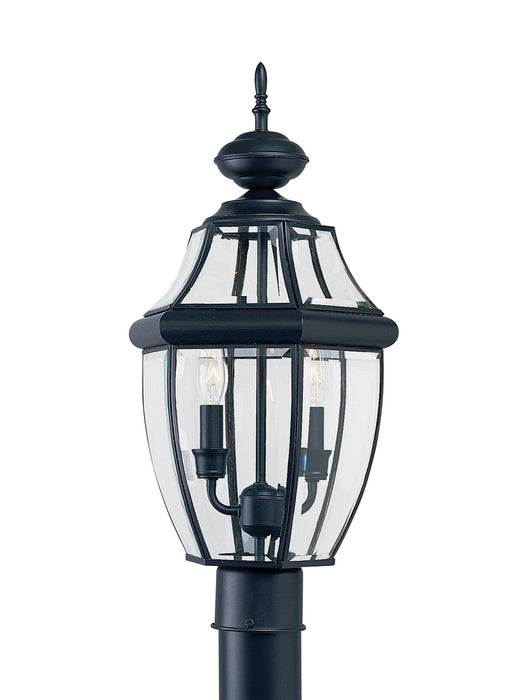 Generation Lighting - 8229EN-12 - Two Light Outdoor Post Lantern - Lancaster - Black