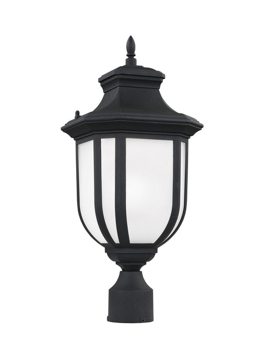 Generation Lighting - 8236301EN3-12 - One Light Outdoor Post Lantern - Childress - Black