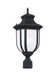 Generation Lighting - 8236301EN3-12 - One Light Outdoor Post Lantern - Childress - Black