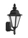 Generation Lighting - 89824-12 - One Light Outdoor Wall Lantern - Brentwood - Black