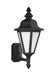 Generation Lighting - 89824EN3-12 - One Light Outdoor Wall Lantern - Brentwood - Black