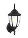 Generation Lighting - 89940-12 - One Light Outdoor Wall Lantern - Bakersville - Black