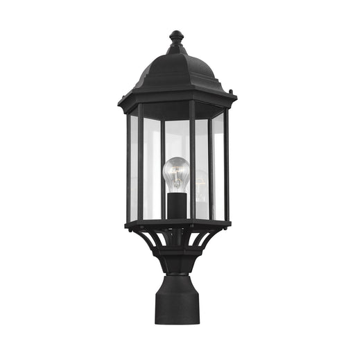 Generation Lighting - 8238701-12 - One Light Outdoor Post Lantern - Sevier - Black
