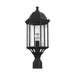 Generation Lighting - 8238701-12 - One Light Outdoor Post Lantern - Sevier - Black