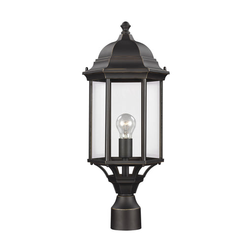 Generation Lighting - 8238701-71 - One Light Outdoor Post Lantern - Sevier - Antique Bronze