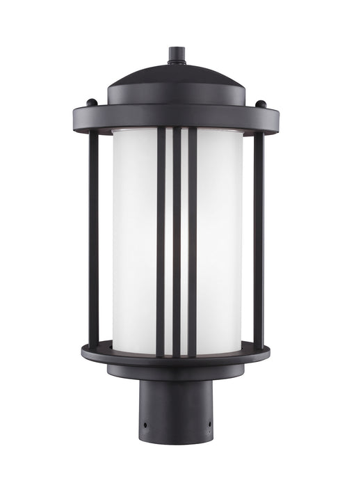 Generation Lighting - 8247901EN3-12 - One Light Outdoor Post Lantern - Crowell - Black