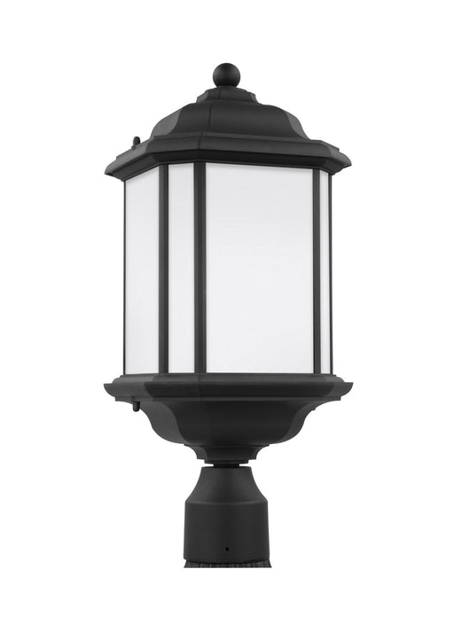 Generation Lighting - 82529EN3-12 - One Light Outdoor Post Lantern - Kent - Black