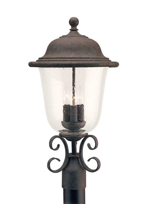 Generation Lighting - 8259EN-46 - Three Light Outdoor Post Lantern - Trafalgar - Oxidized Bronze