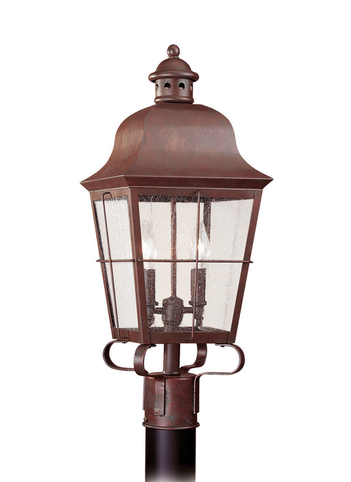 Generation Lighting - 8262EN-44 - Two Light Outdoor Post Lantern - Chatham - Weathered Copper