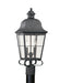 Generation Lighting - 8262EN-46 - Two Light Outdoor Post Lantern - Chatham - Oxidized Bronze