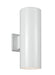 Generation Lighting - 8313802EN3-15 - Two Light Outdoor Wall Lantern - Outdoor Cylinders - White