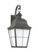 Generation Lighting - 89273-46 - One Light Outdoor Wall Lantern - Chatham - Oxidized Bronze
