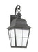 Generation Lighting - 89273EN3-46 - One Light Outdoor Wall Lantern - Chatham - Oxidized Bronze