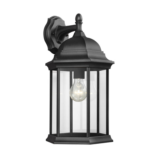 Generation Lighting - 8438701-12 - One Light Outdoor Wall Lantern - Sevier - Black