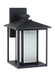Generation Lighting - 89031EN3-12 - One Light Outdoor Wall Lantern - Hunnington - Black