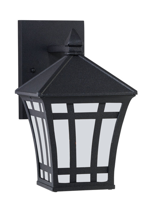 Generation Lighting - 89131-12 - One Light Outdoor Wall Lantern - Herrington - Black