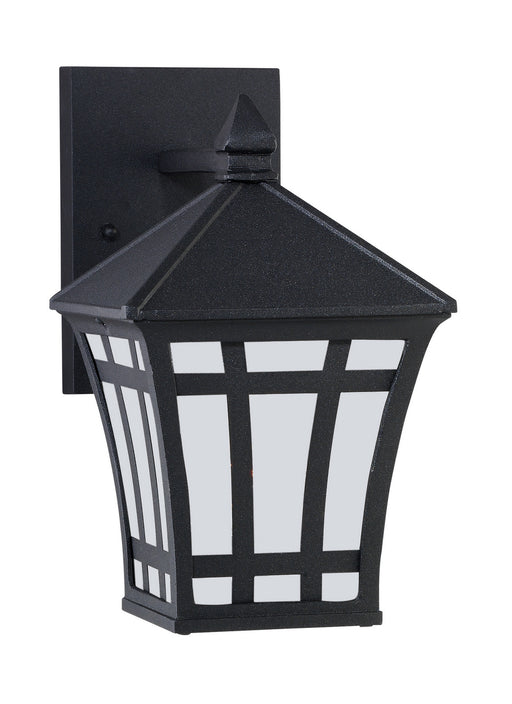 Generation Lighting - 89131EN3-12 - One Light Outdoor Wall Lantern - Herrington - Black