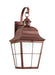Generation Lighting - 8463DEN3-44 - Two Light Outdoor Wall Lantern - Chatham - Weathered Copper