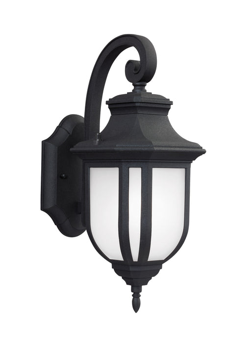 Generation Lighting - 8636301EN3-12 - One Light Outdoor Wall Lantern - Childress - Black