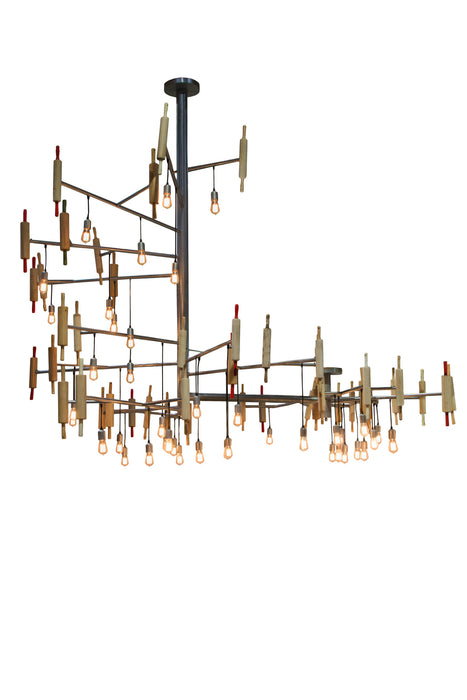 Meyda Tiffany - 177477 - LED Chandelier - Alva - Natural Wood