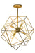 Meyda Tiffany - 181092 - Six Light Pendant - Conundrum - Champagne Metallic