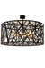 Meyda Tiffany - 182520 - Eight Light Semi-Flushmount - Bird`S Nest - Oil Rubbed Bronze