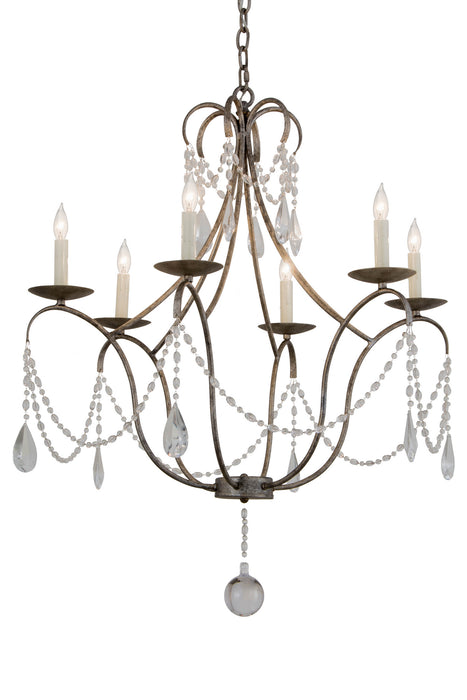 Meyda Tiffany - 182544 - Six Light Chandelier - Kaitlynn - Crystal