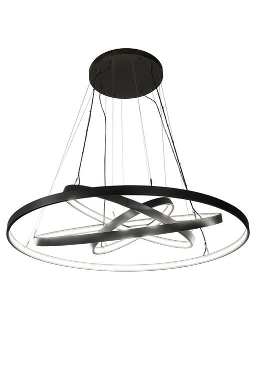 Meyda Tiffany - 182716 - LED Pendant - Anillo - Solar Black