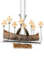 Meyda Tiffany - 182904 - Eight Light Chandelier - Personalized - Antique Copper,Tarnished Copper